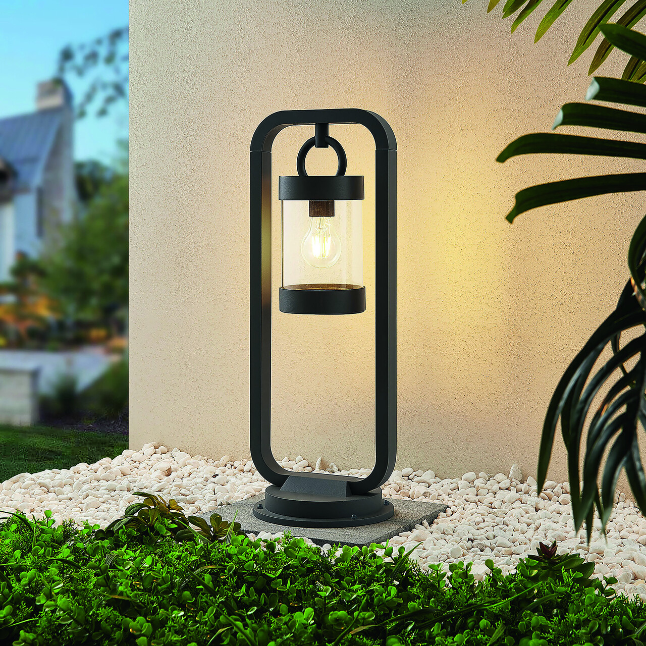 Lampadar de exterior Sambesi, TRIO, 23x21x60 cm, 28W, 1x E27, aluminiu, antracit - imagine 4